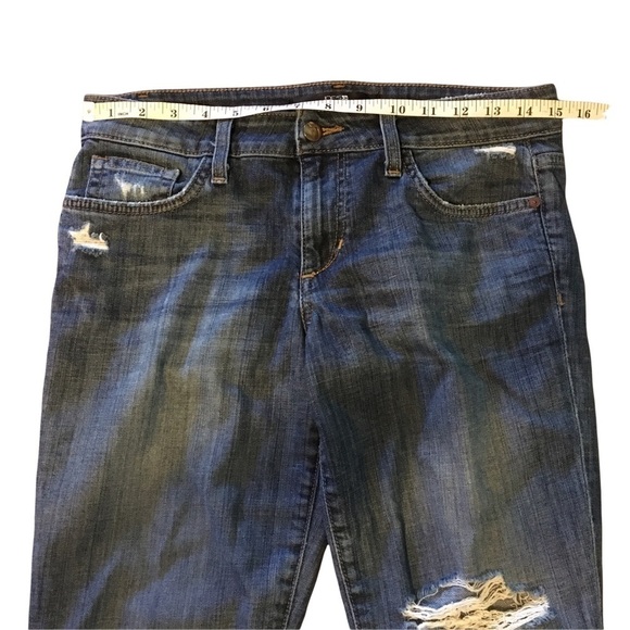 Joe's Jeans "The Skinny" Nina Distressed Medium Wash Jean - Sz 28 - Picture 12 of 15